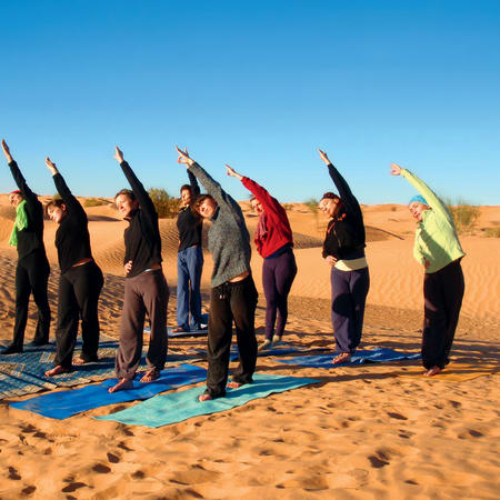 Yoga grandeur nature